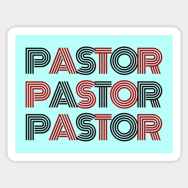 Pastor | Christian Sticker by All Things Gospel